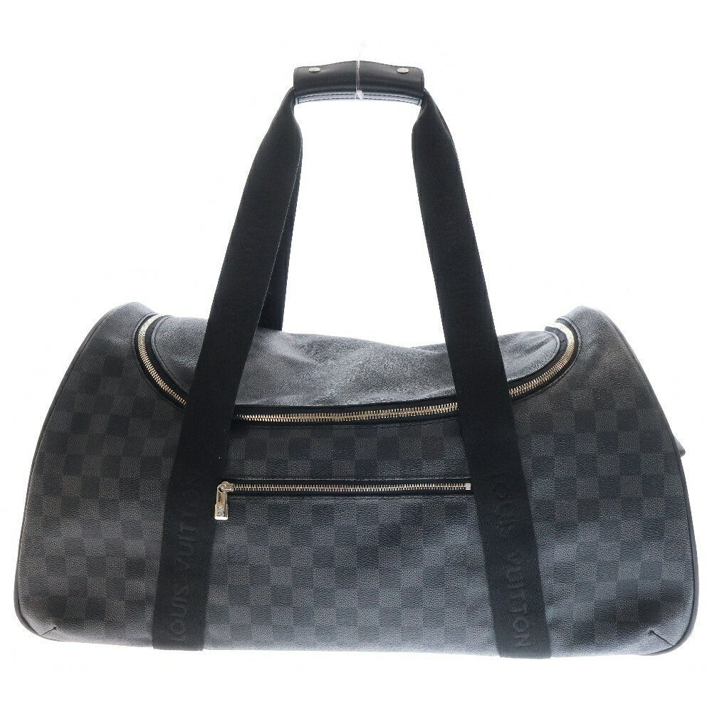 Louis Vuitton Graphite Black Neo Eorle Boston Bag Rollers Carry Black
